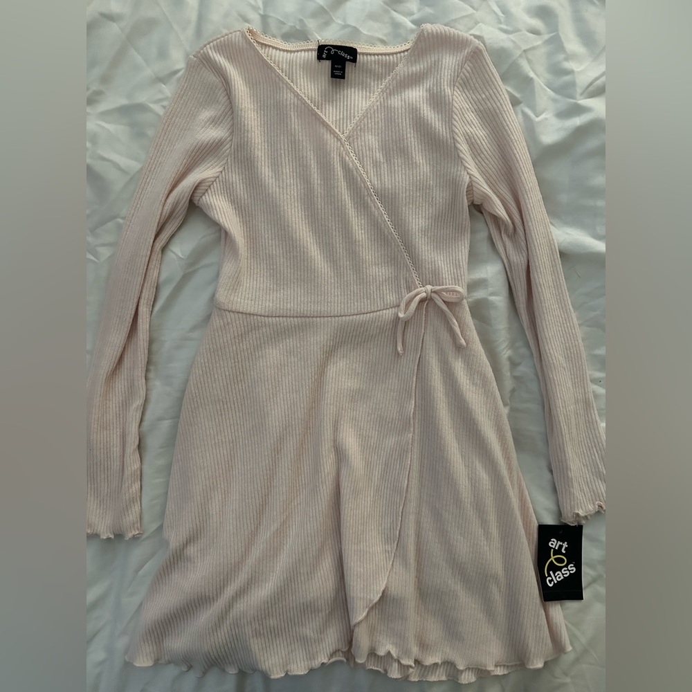 Art Class girl’s Soft Pink Wrap Dress